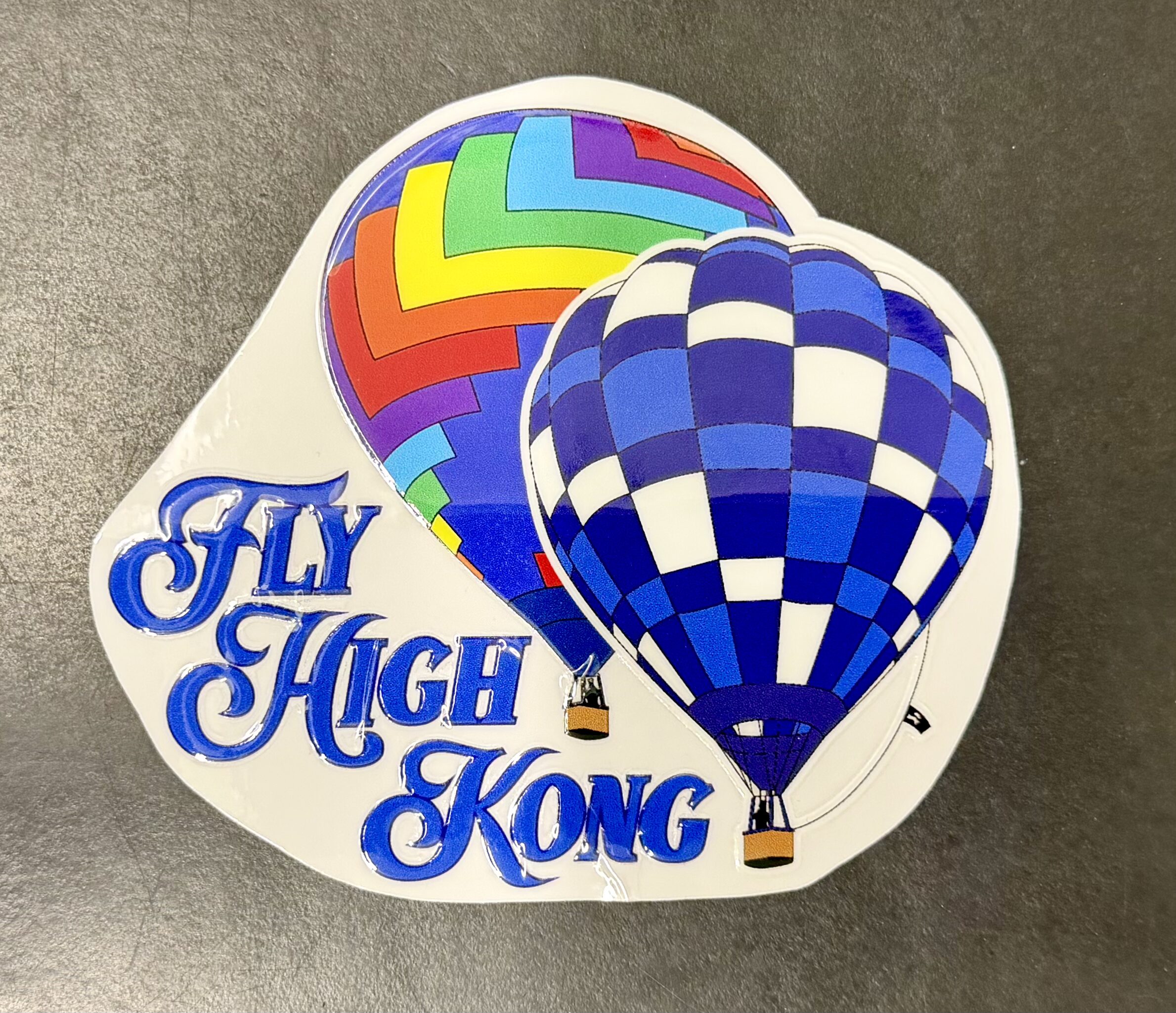 Fly High Kong Sticker, UV Resistant