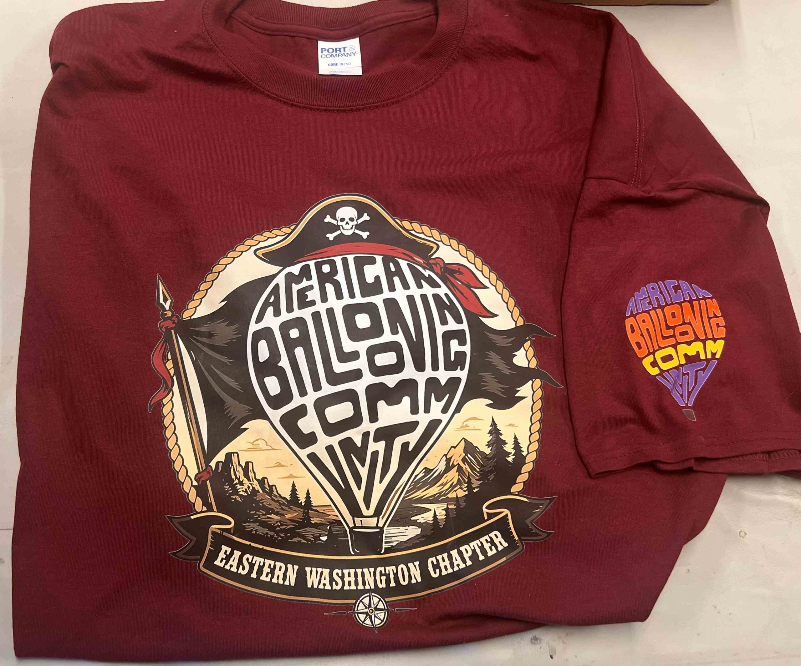 EWA Chapter T-Shirt - Maroon