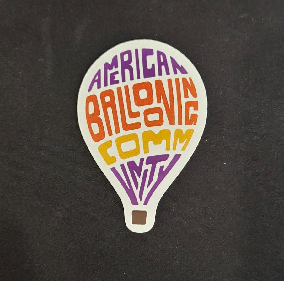 ABC Balloon Sticker - Die-Cut